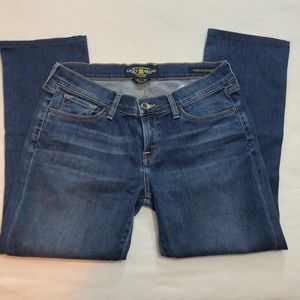 Lucky brand jeans size 8 Charlie straight